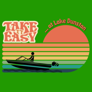 Take It Easy - Womens Scoop Neck Tee Design