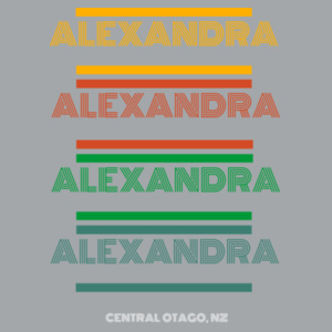 Alexandra Retro - Womens Scoop Neck Tee Design