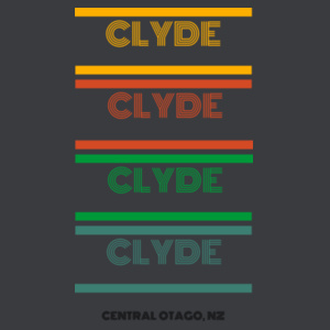 Clyde Retro - Womens Scoop Neck Tee Design