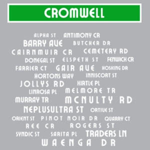 Cromwell Streets - Mens Crew Neck Tee Design