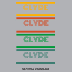 Clyde Retro - Mens Crew Neck Tee Design