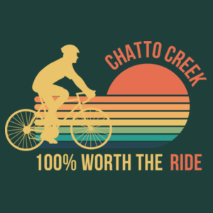 100% Chatto Creek - Mens Crew Neck Tee Design