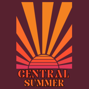 Central Summer - Mens Crew Neck Tee Design