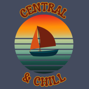Central & Chill - Mens Crew Neck Tee Design