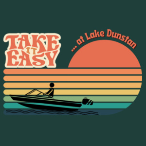 Take It Easy - Mens Crew Neck Tee Design